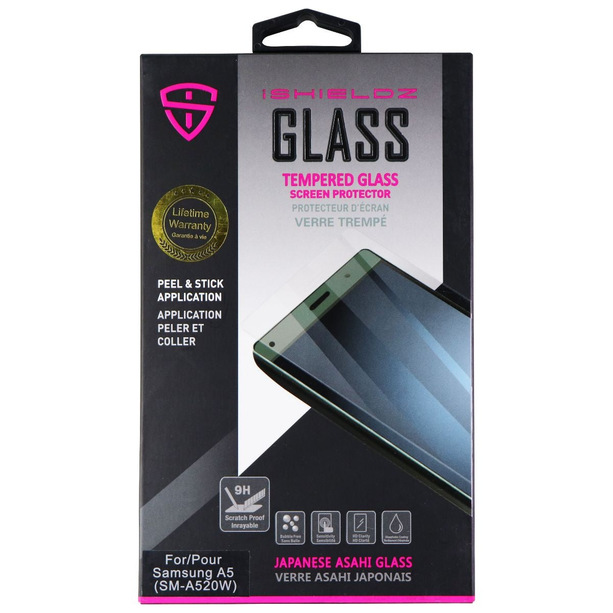 iShieldz Tempered Glass Screen Protector for Samsung A5 2017 (SM-A520W) - Clear Cell Phone - Screen Protectors iShieldz - Simple Cell Bulk Wholesale Pricing - USA Seller