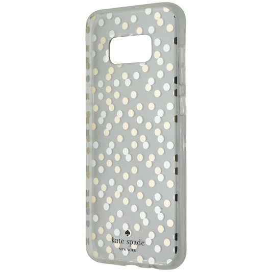 Kate Spade Hardshell Case for Galaxy S8 Plus - Confetti Dot Clear/Gold/Silver
