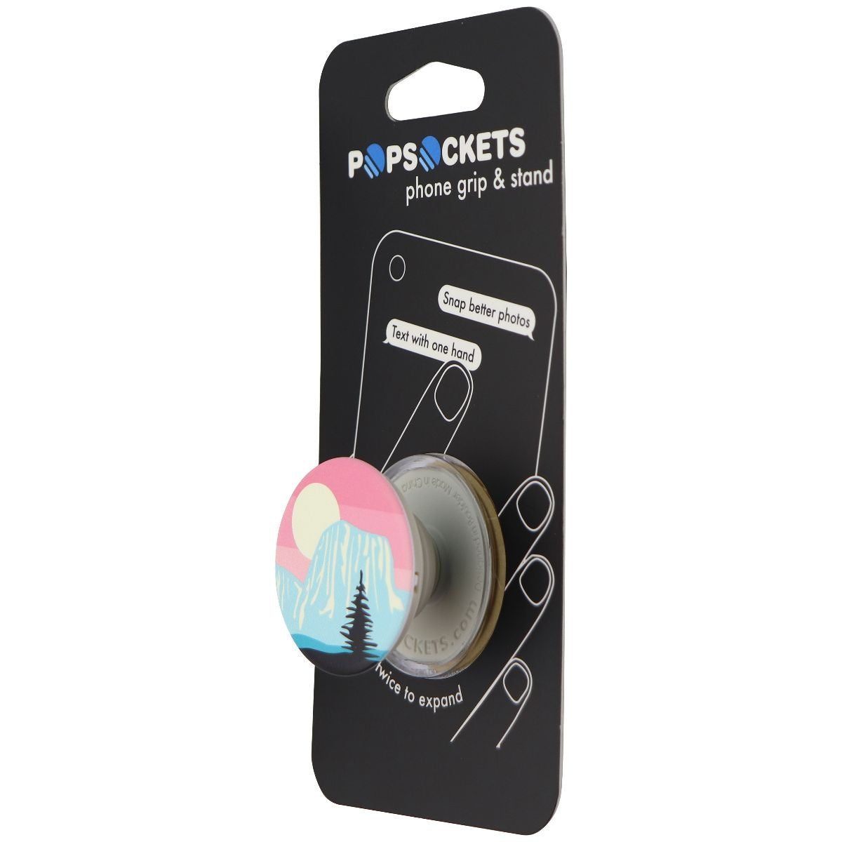 PopSockets: Collapsible Grip & Stand for Phones/Tablets - El Capitan / Mountain Cell Phone - Mounts & Holders PopSockets - Simple Cell Bulk Wholesale Pricing - USA Seller