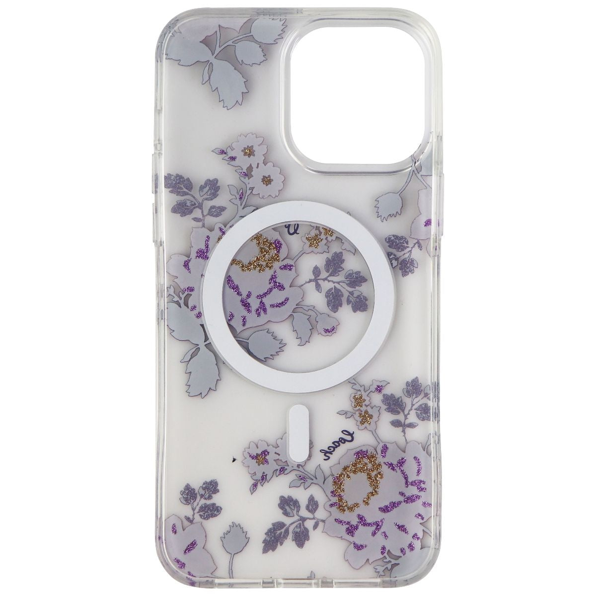 Coach Case for MagSafe for iPhone 13 Pro Max - Moody Floral Purple/Clear Cell Phone - Cases, Covers & Skins Coach    - Simple Cell Bulk Wholesale Pricing - USA Seller