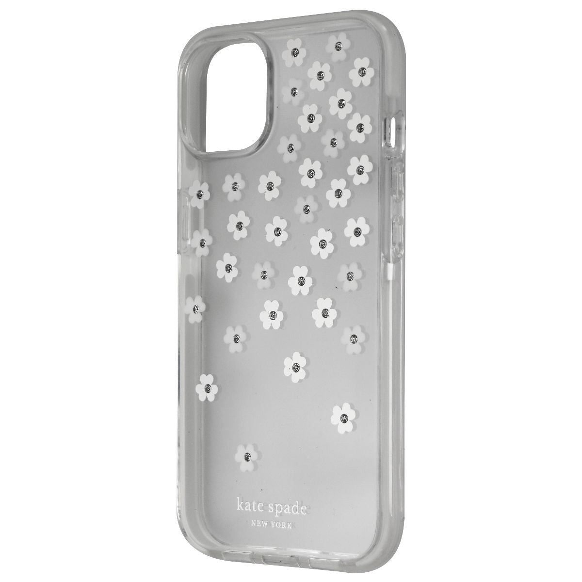 Kate Spade Hardshell Case for iPhone 13 / 14 - Iridescent Scatter Flowers Cell Phone - Cases, Covers & Skins Kate Spade    - Simple Cell Bulk Wholesale Pricing - USA Seller