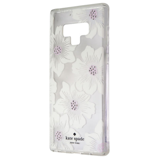 Kate Spade Hardshell Case for Samsung Galaxy Note9 - Clear/Hollyhock Floral/Gems Cell Phone - Cases, Covers & Skins Kate Spade - Simple Cell Bulk Wholesale Pricing - USA Seller