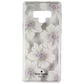 Kate Spade Hardshell Case for Samsung Galaxy Note9 - Clear/Hollyhock Floral/Gems Cell Phone - Cases, Covers & Skins Kate Spade - Simple Cell Bulk Wholesale Pricing - USA Seller