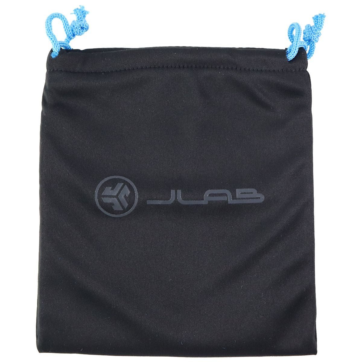 JLAB Replacement OEM Drawstring Carry Pouch for Headphones & More - Black/Blue Portable Audio & Headphones - Replacement Parts & Tools JLAB - Simple Cell Bulk Wholesale Pricing - USA Seller