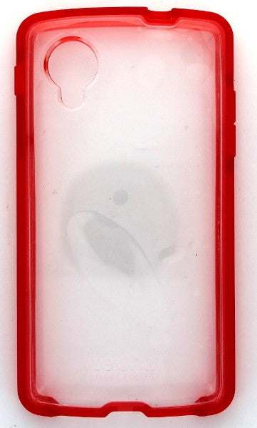 Tech21 Impact Frame Case for Nexus 5 - Red/Clear Cell Phone - Cases, Covers & Skins Tech21    - Simple Cell Bulk Wholesale Pricing - USA Seller