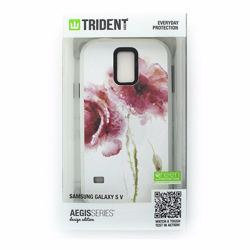 Trident Aegis Case for Samsung Galaxy S5 White and Red Cell Phone - Cases, Covers & Skins Trident Case - Simple Cell Bulk Wholesale Pricing - USA Seller