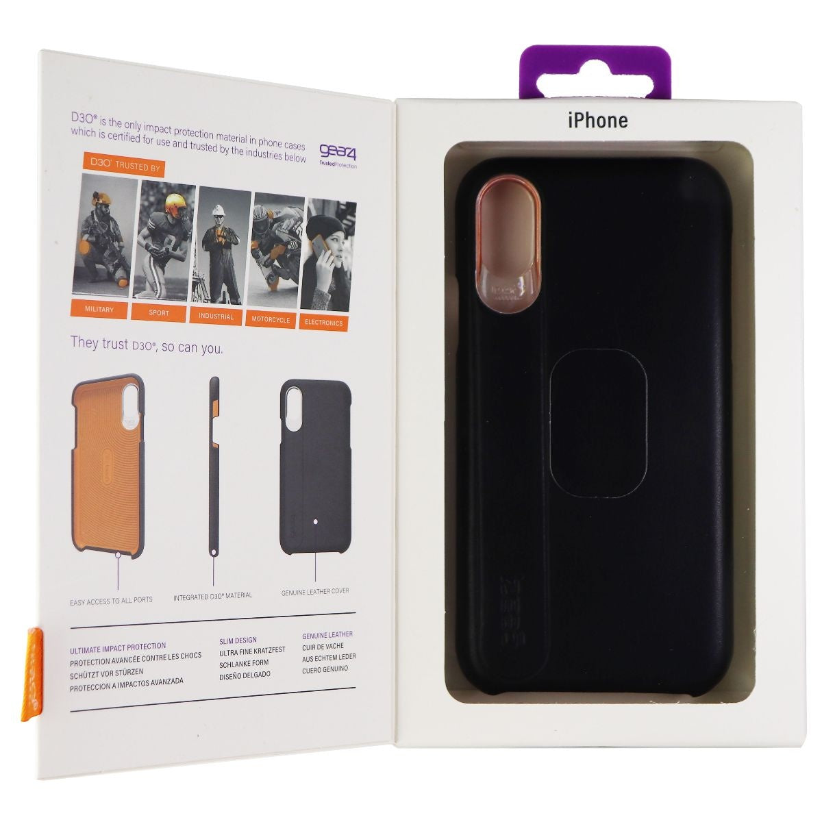 ZAGG Knightsbridge Series Case for Apple iPhone Xs/X Smartphones - Black Cell Phone - Cases, Covers & Skins Zagg    - Simple Cell Bulk Wholesale Pricing - USA Seller