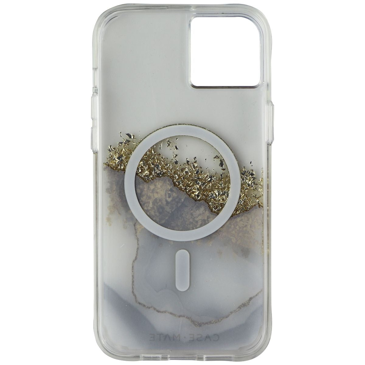 Case-Mate Karat Marble Case for MagSafe for iPhone 14 Plus - Clear/Gold/White Cell Phone - Cases, Covers & Skins Case-Mate    - Simple Cell Bulk Wholesale Pricing - USA Seller