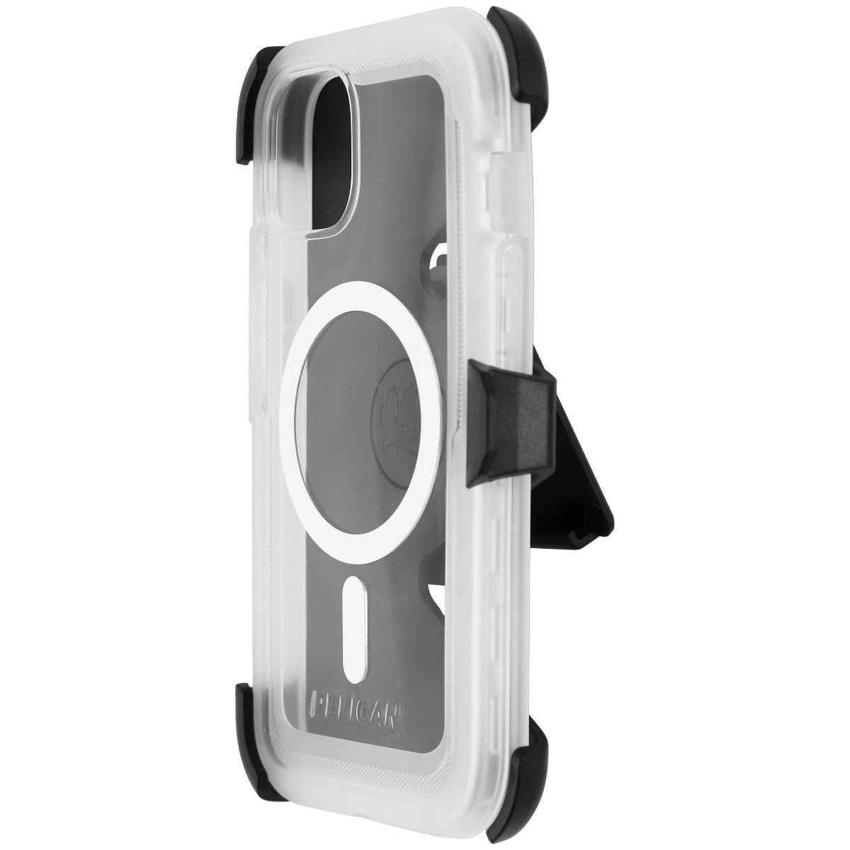 Pelican Voyager Magnetic Case For Magsafe for iPhone 14/13 - Clear/White Cell Phone - Cases, Covers & Skins Pelican    - Simple Cell Bulk Wholesale Pricing - USA Seller