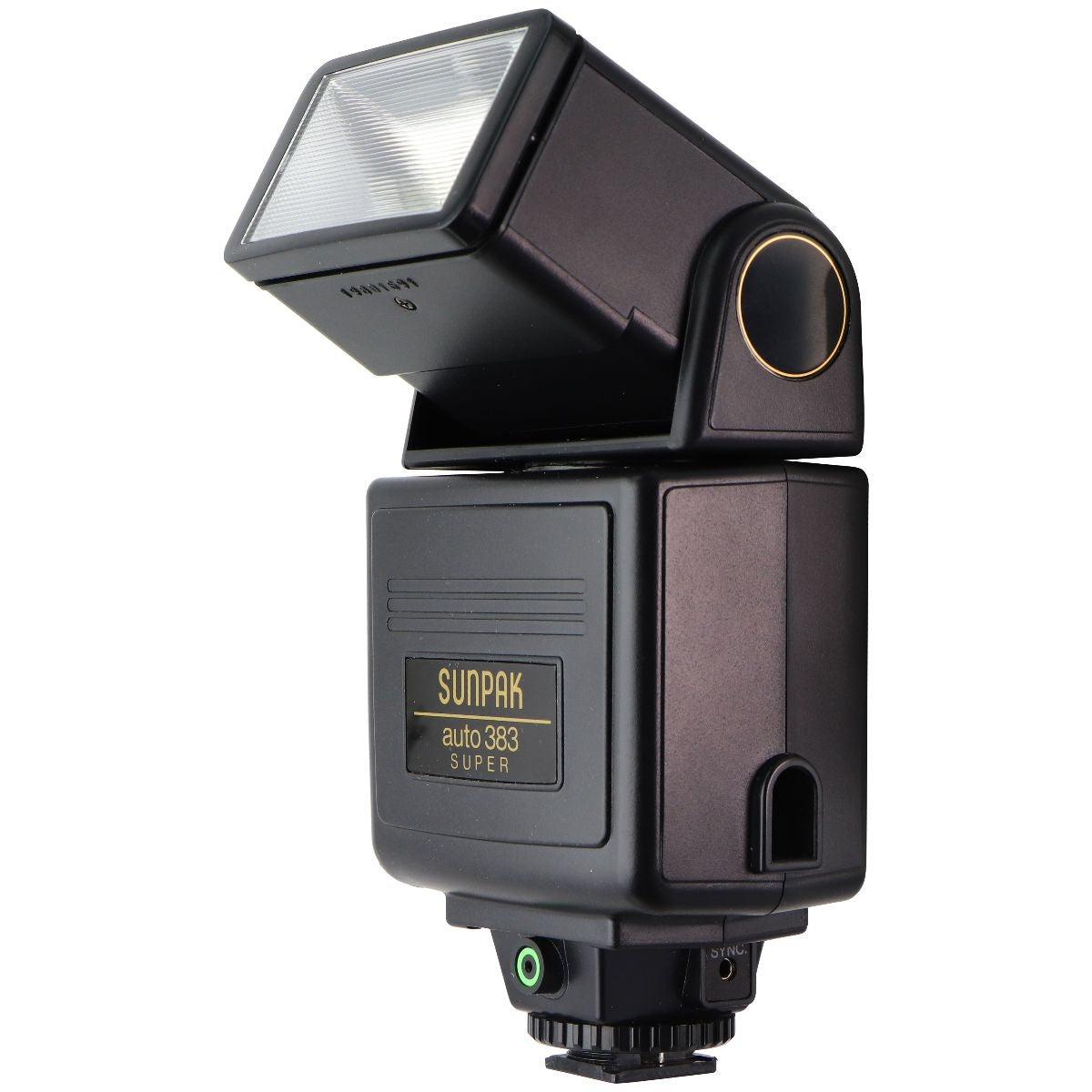 Sunpak 383 Super High Auto Mount Camera Flash - Black Digital Camera - Camera & Camcorder Lights Sunpak - Simple Cell Bulk Wholesale Pricing - USA Seller