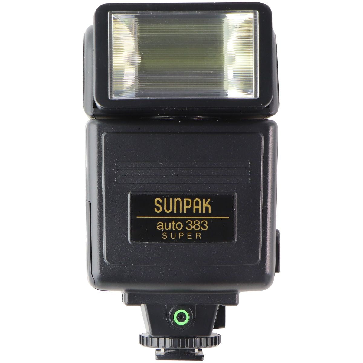 Sunpak 383 Super High Auto Mount Camera Flash - Black Digital Camera - Camera & Camcorder Lights Sunpak - Simple Cell Bulk Wholesale Pricing - USA Seller