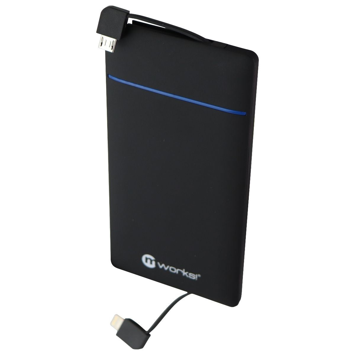 mPOWER! 5000mAh Power Pack with Micro-USB & Lightning 8-Pin Cable- Black Cell Phone - Chargers & Cradles mWorks!    - Simple Cell Bulk Wholesale Pricing - USA Seller