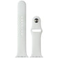 Apple (38mm) Sport Band for Apple Watch All Series 38/40/41mm - Soft White M/L Smart Watch Accessories - Watch Bands Apple - Simple Cell Bulk Wholesale Pricing - USA Seller