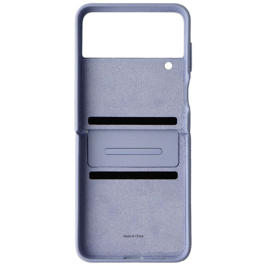 Samsung Flap Leather Cover Luxury Case for Galaxy Z Flip4 - Serene Purple Cell Phone - Cases, Covers & Skins Samsung - Simple Cell Bulk Wholesale Pricing - USA Seller