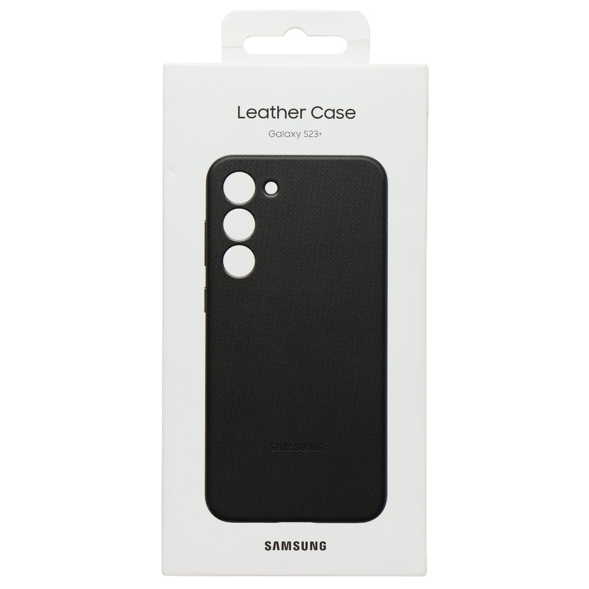 Samsung Leather Case for Samsung Galaxy (S23+) - Black (EF-VS916LBE) Cell Phone - Cases, Covers & Skins Samsung    - Simple Cell Bulk Wholesale Pricing - USA Seller