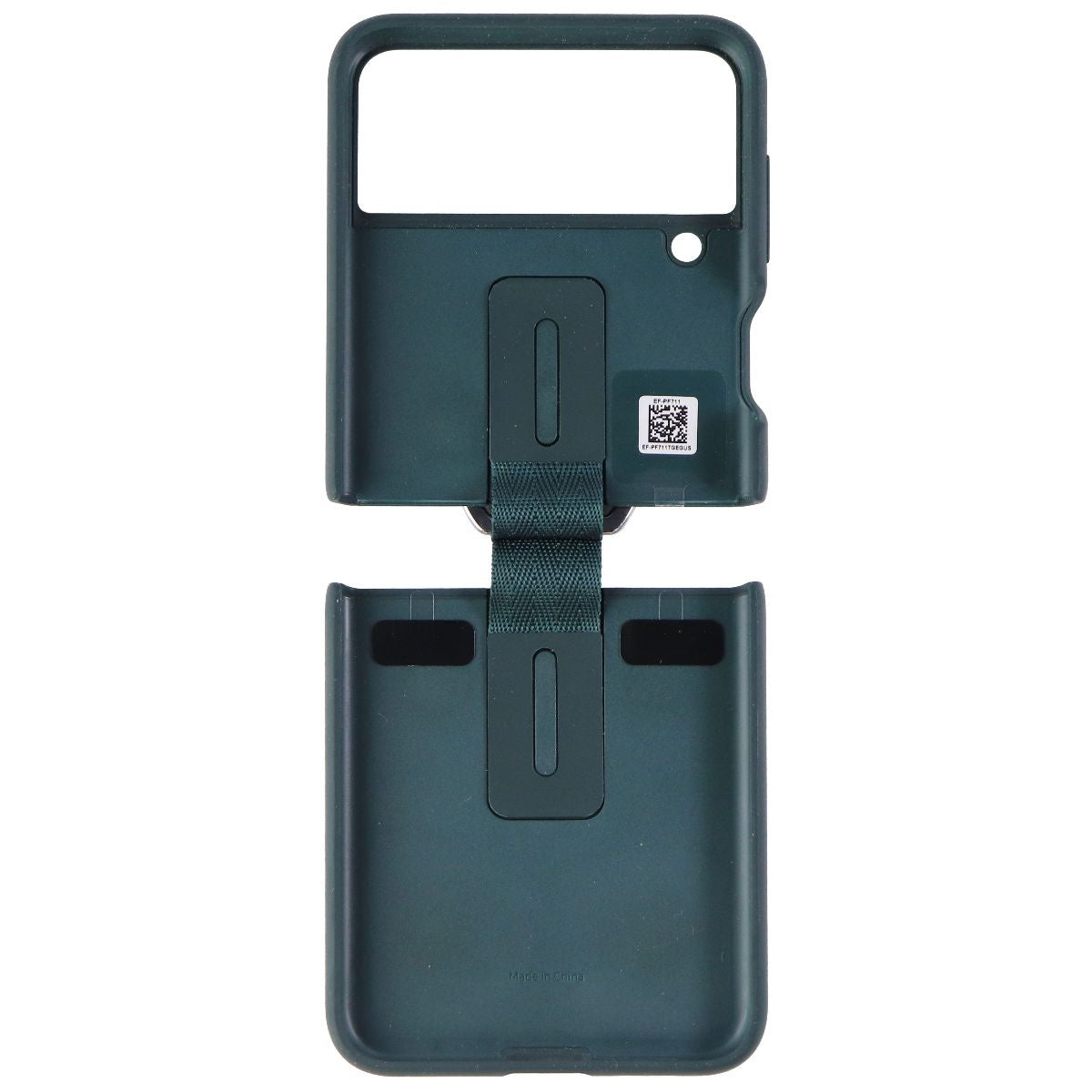 Samsung Silicone Protective Cover with Ring for Galaxy Z Flip3 5G - Green Cell Phone - Cases, Covers & Skins Samsung Electronics - Simple Cell Bulk Wholesale Pricing - USA Seller