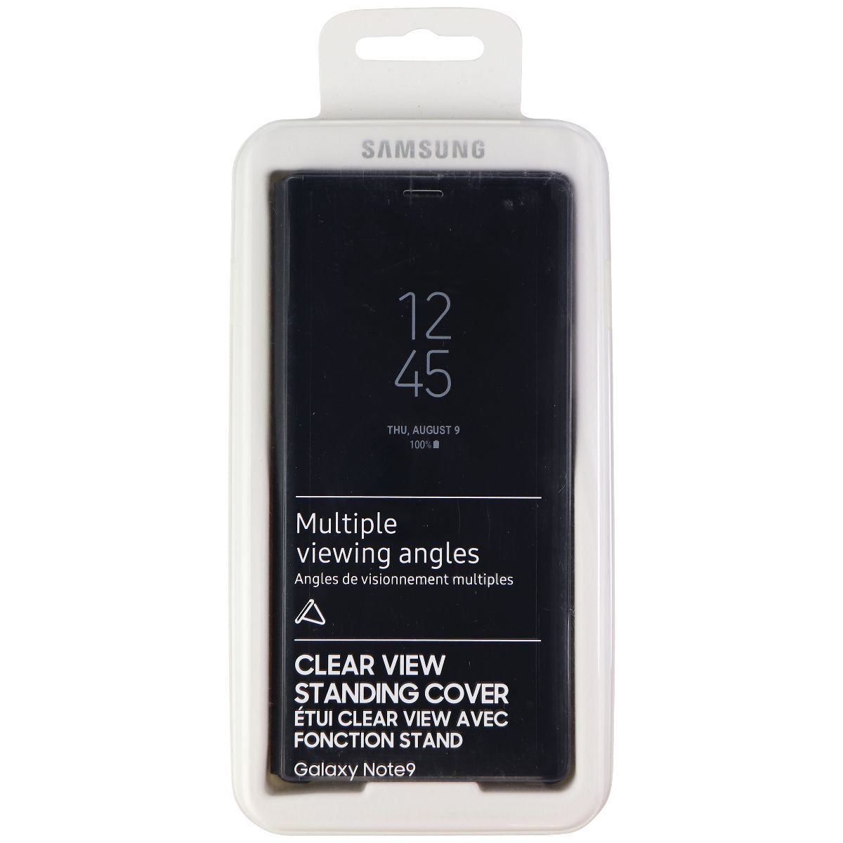 Samsung Clear View Standing Cover for Galaxy Note9 - Black (EF-ZN960CBEGCA) Cell Phone - Cases, Covers & Skins Samsung Electronics - Simple Cell Bulk Wholesale Pricing - USA Seller