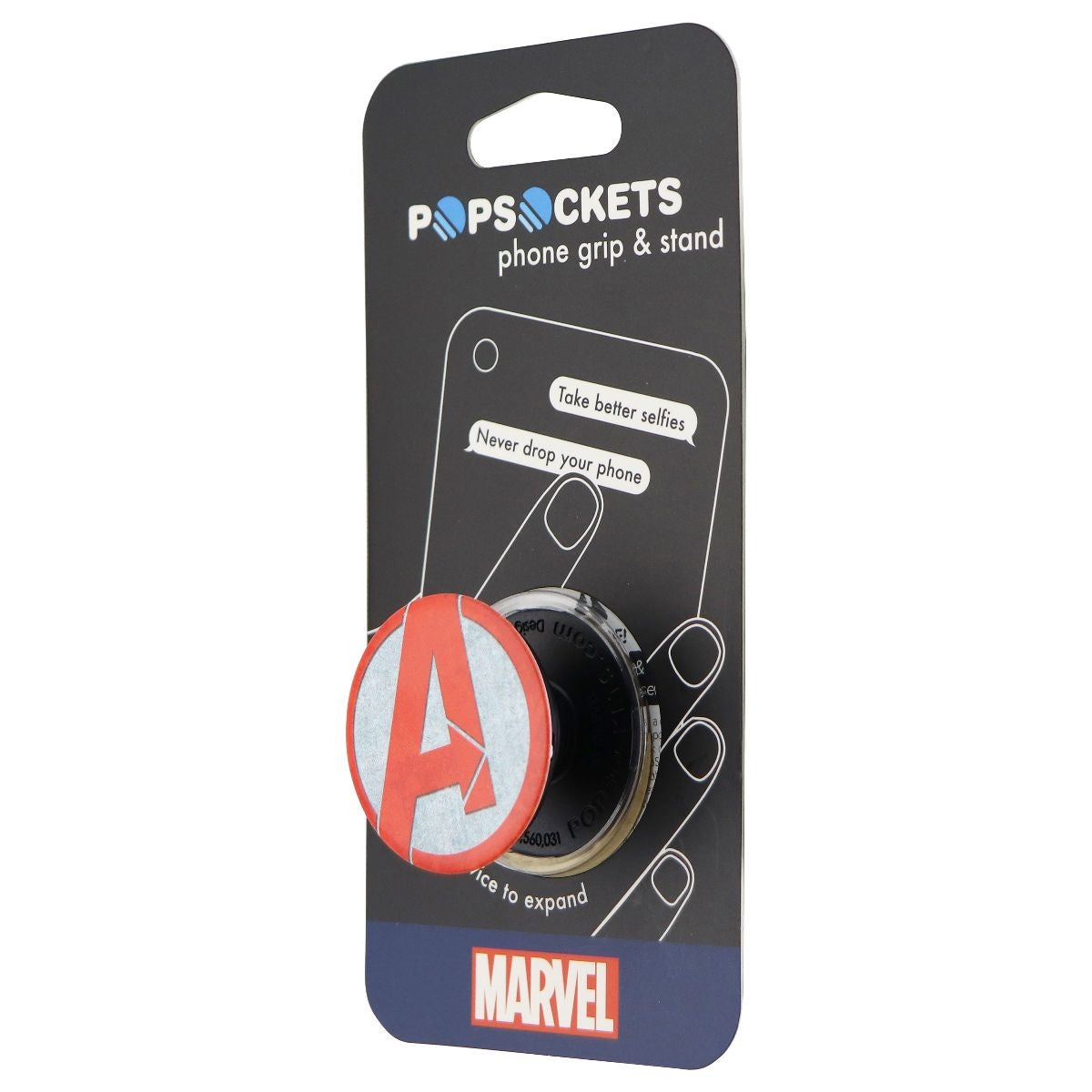 PopSockets: Collapsible Grip & Stand for Phones and Tablets - Avengers Icon Cell Phone - Mounts & Holders PopSockets - Simple Cell Bulk Wholesale Pricing - USA Seller