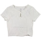 Pacsun Basic Tee with Single-Button Neck for Women - White (Size: XS) Other Sporting Goods PacSun    - Simple Cell Bulk Wholesale Pricing - USA Seller