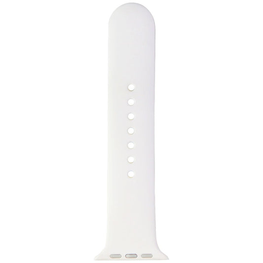 Apple Watch Sport Band Strap (S/M) 45/44/42mm - White (2nd Gen) / Adjusting Side Smart Watch Accessories - Watch Bands Apple - Simple Cell Bulk Wholesale Pricing - USA Seller