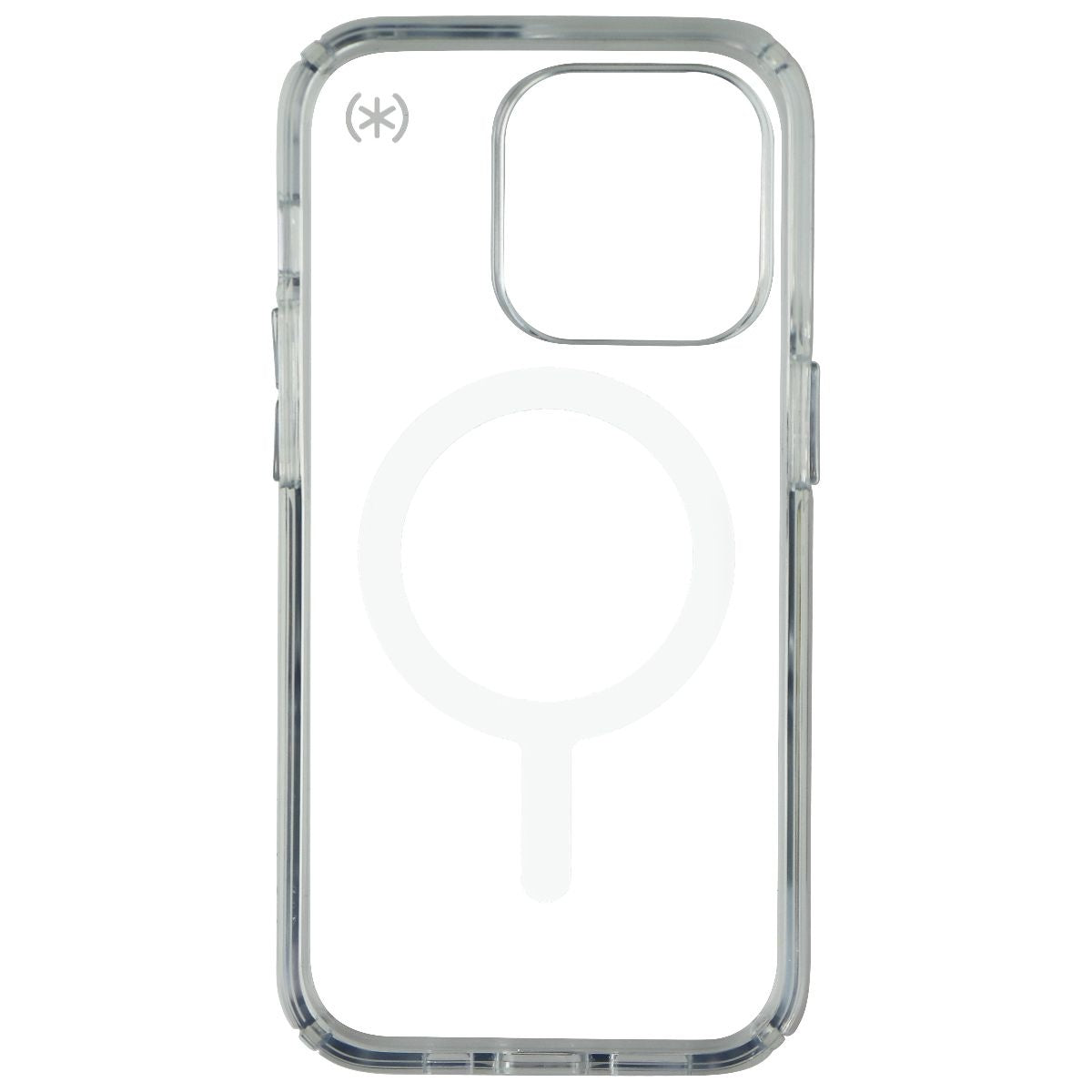 Speck Presidio Perfect Clear Case for MagSafe for iPhone 14 Pro - Silver/Clear Cell Phone - Cases, Covers & Skins Speck    - Simple Cell Bulk Wholesale Pricing - USA Seller