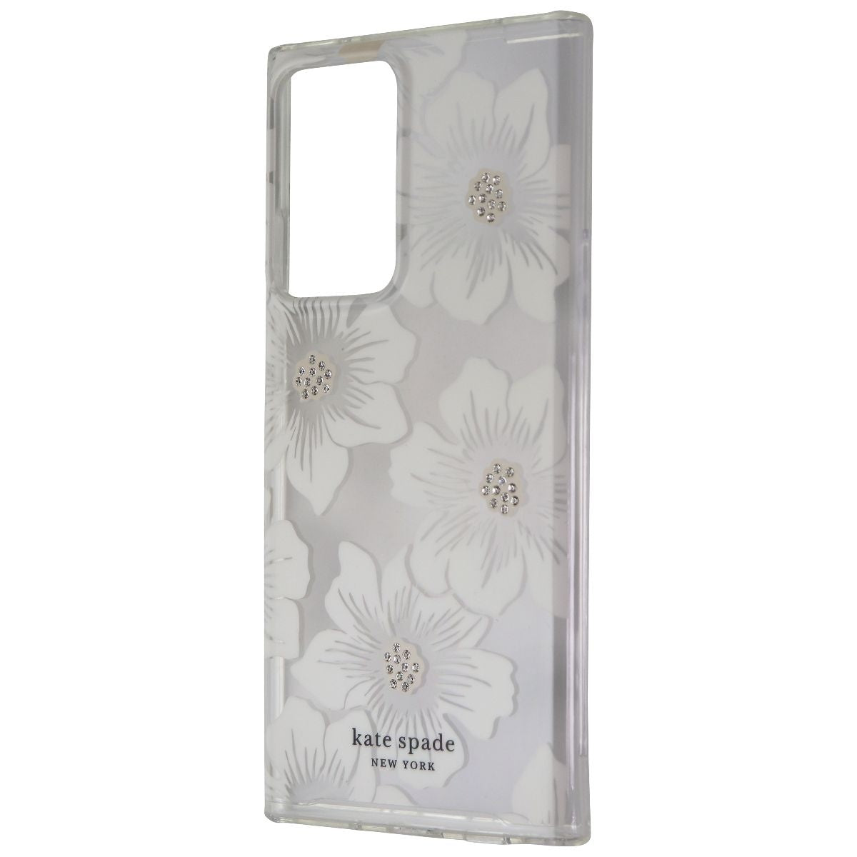 Kate Spade Hard Case for Galaxy Note20 Ultra & Ultra 5G - Hollyhock Clear Floral Cell Phone - Cases, Covers & Skins Kate Spade - Simple Cell Bulk Wholesale Pricing - USA Seller