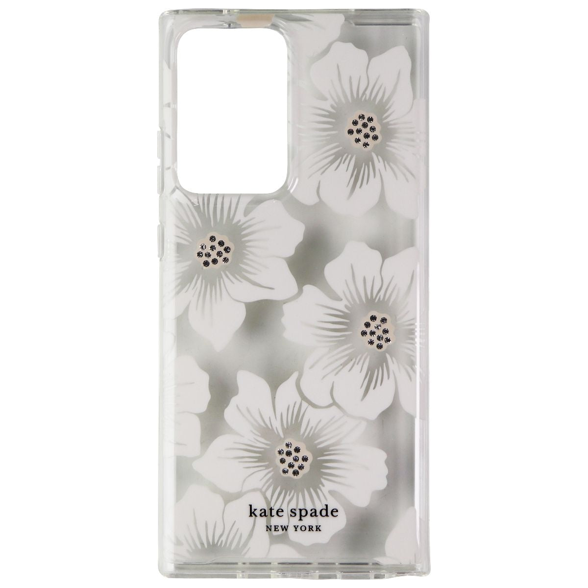 Kate Spade Hard Case for Galaxy Note20 Ultra & Ultra 5G - Hollyhock Clear Floral Cell Phone - Cases, Covers & Skins Kate Spade    - Simple Cell Bulk Wholesale Pricing - USA Seller