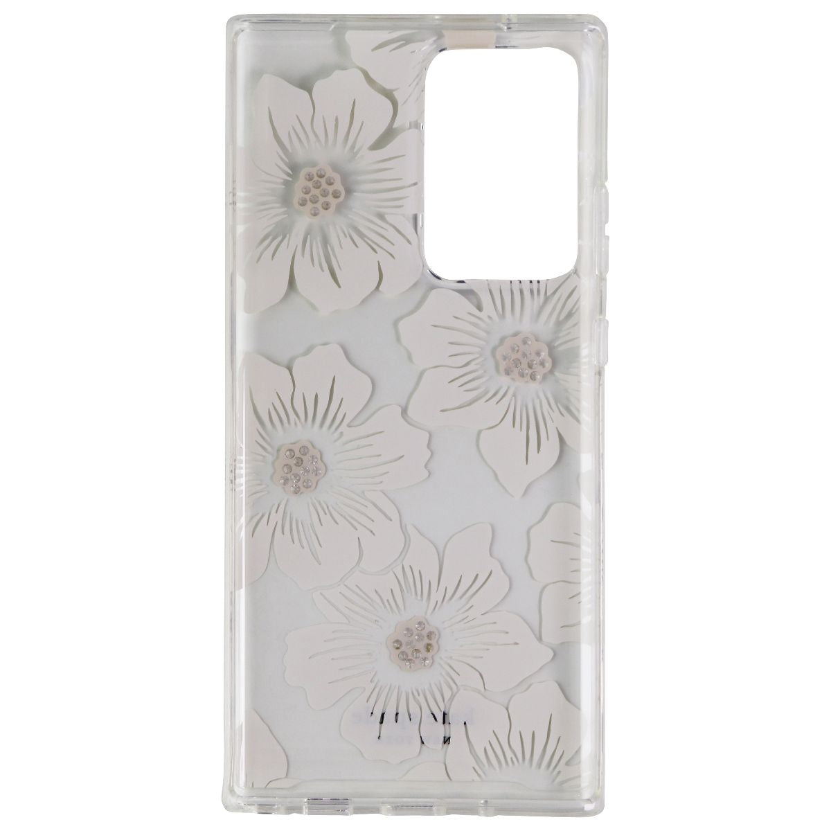 Kate Spade Hard Case for Galaxy Note20 Ultra & Ultra 5G - Hollyhock Clear Floral Cell Phone - Cases, Covers & Skins Kate Spade - Simple Cell Bulk Wholesale Pricing - USA Seller