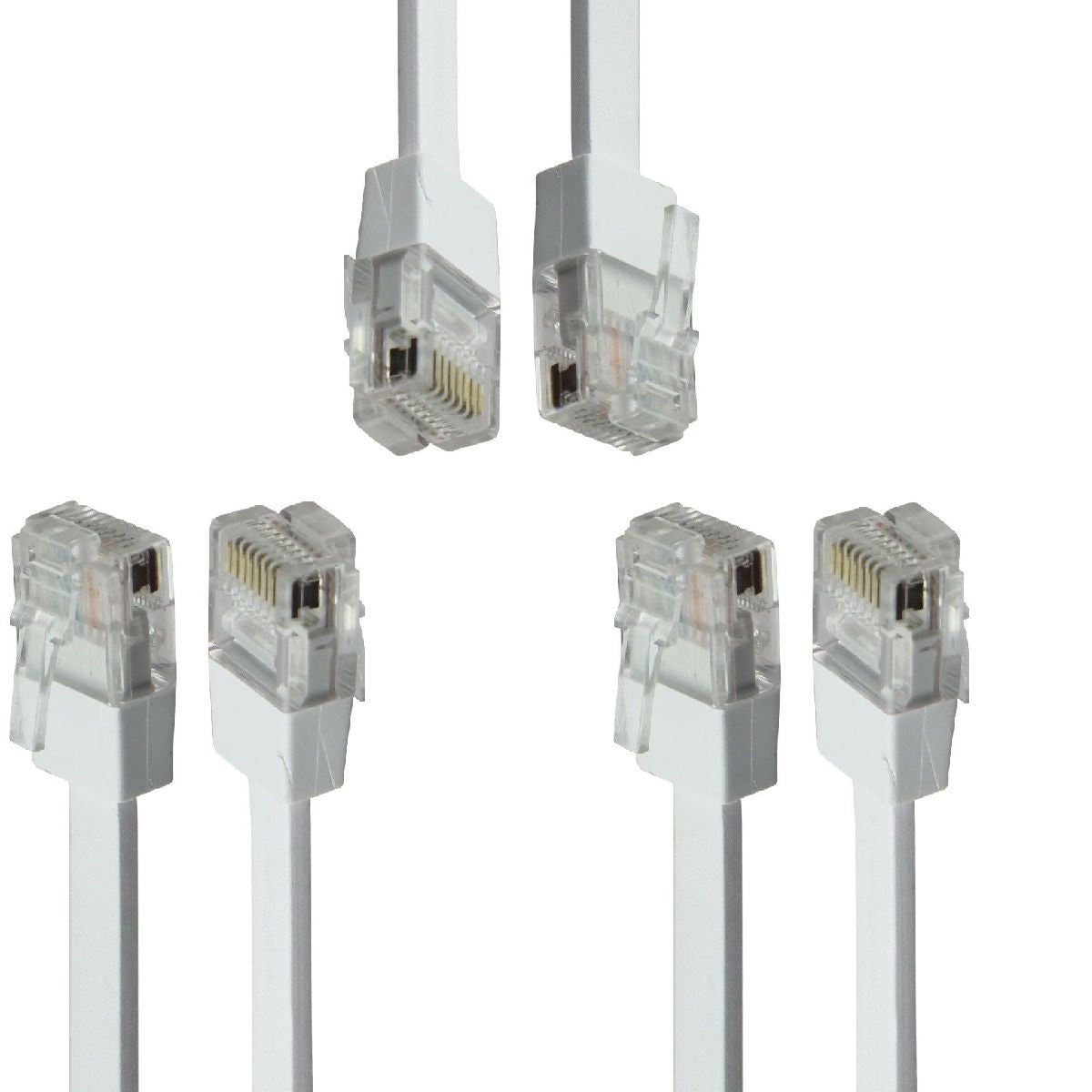 3x Google (6-Ft) Ethernet Cable RJ45 Gigabit Flat Network Cord - White (E212689) Computer/Network - Ethernet Cables (RJ-45, 8P8C) Google - Simple Cell Bulk Wholesale Pricing - USA Seller