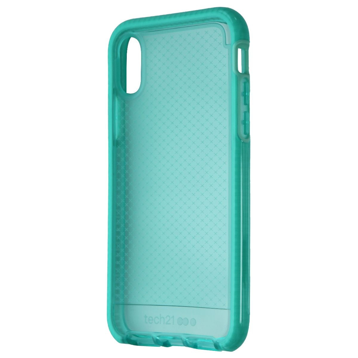 Tech21 Evo Check Series Flexible Gel Case for Apple iPhone Xs - Neon Aqua Cell Phone - Cases, Covers & Skins Tech21 - Simple Cell Bulk Wholesale Pricing - USA Seller