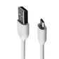 Nest (9.5-foot) Micro-USB to USB Charge and Sync Power Cable - White Cell Phone - Cables & Adapters Nest - Simple Cell Bulk Wholesale Pricing - USA Seller