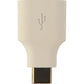 Universal USB to USB-C (Type C) Short OTG Adapter for USB-C Devices - White Cell Phone - Cables & Adapters Unbranded - Simple Cell Bulk Wholesale Pricing - USA Seller