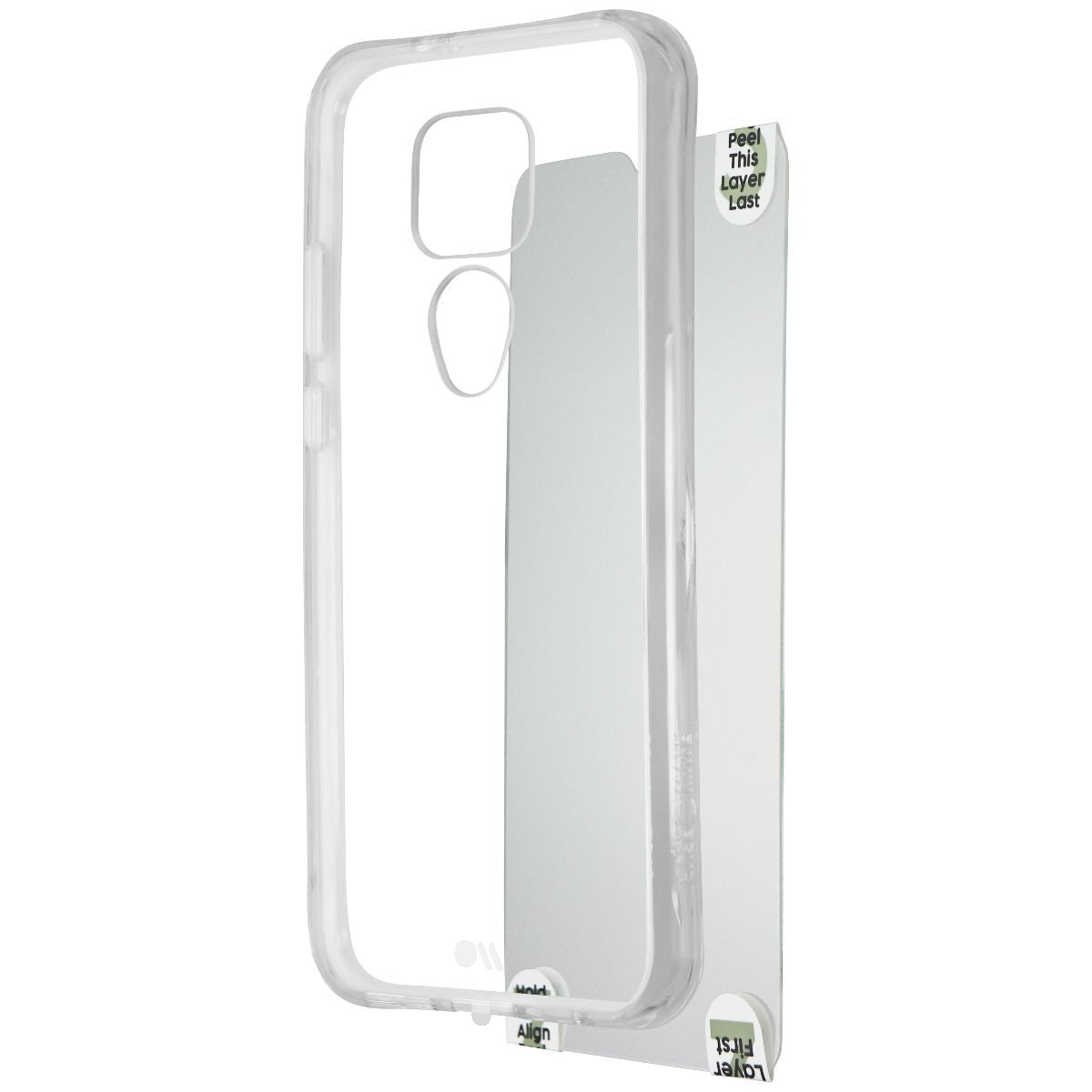 Case-Mate Tough Case & Screen Protector for Motorola G Play (2021) - Clear Cell Phone - Cases, Covers & Skins Case-Mate - Simple Cell Bulk Wholesale Pricing - USA Seller