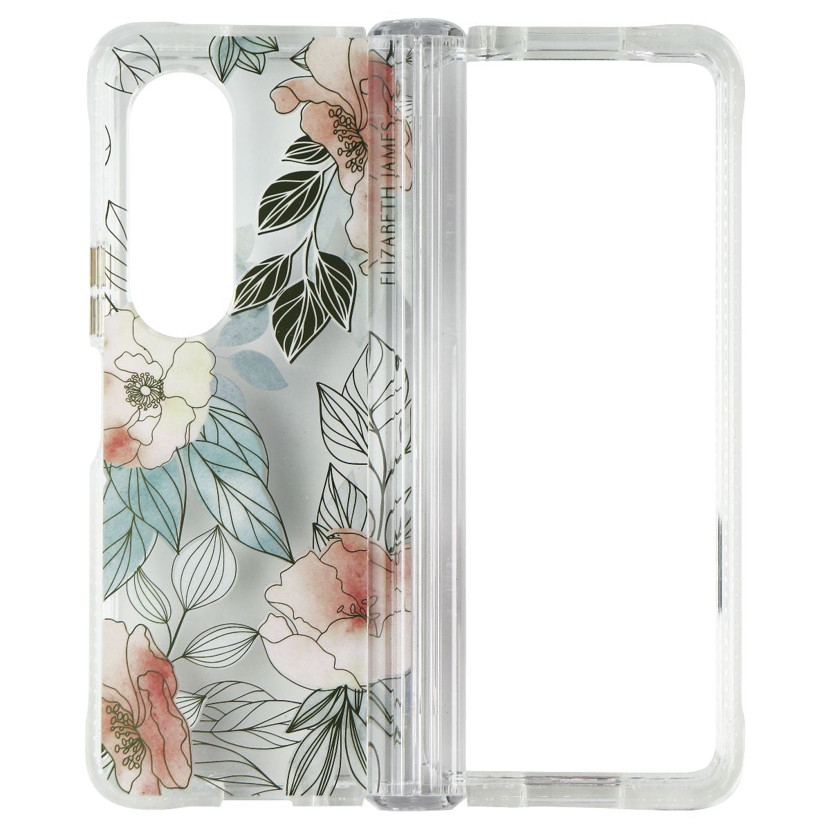 Case-Mate Elizabeth James Case for Samsung Galaxy Z Fold4 - Blooms in Bordeaux Cell Phone - Cases, Covers & Skins Elizabeth James - Simple Cell Bulk Wholesale Pricing - USA Seller