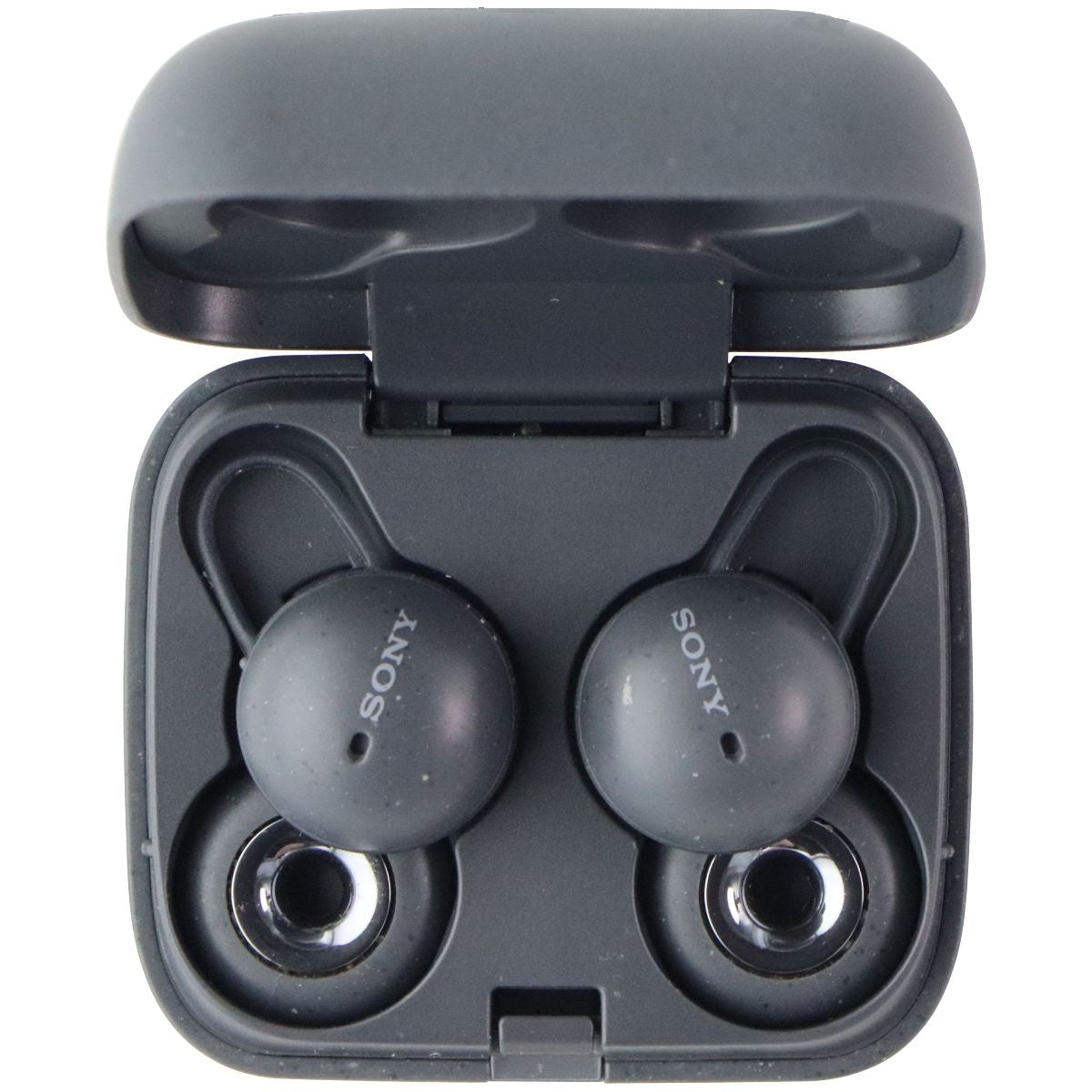 Sony LinkBuds Truly Wireless Open-Ring Headphones - Gray (WF-L900/HM) Portable Audio - Headphones Sony - Simple Cell Bulk Wholesale Pricing - USA Seller