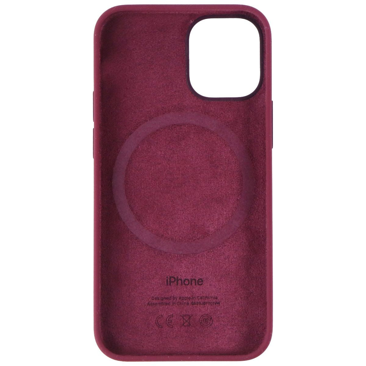 Apple Silicone Case for MagSafe for iPhone 12 mini - Plum Cell Phone - Cases, Covers & Skins Apple - Simple Cell Bulk Wholesale Pricing - USA Seller