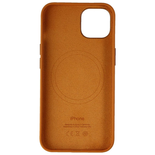 Apple Leather Case for  MagSafe for Apple iPhone 13 - Golden Brown