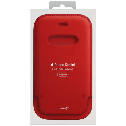 Apple Leather Sleeve case for  MagSafe for iPhone 12 Mini - (Product) RED Cell Phone - Cases, Covers & Skins Apple    - Simple Cell Bulk Wholesale Pricing - USA Seller