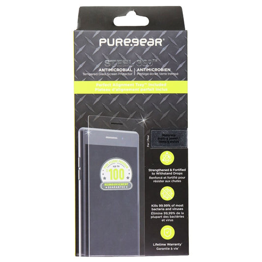 PureGear Steel 360 Tempered Glass for Motorola Moto G Power / Stylus - Clear Cell Phone - Screen Protectors PureGear    - Simple Cell Bulk Wholesale Pricing - USA Seller