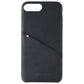 Decoded Hard Back Leather Cover Case for Apple iPhone 8 Plus/7 Plus - Black Cell Phone - Cases, Covers & Skins Decoded - Simple Cell Bulk Wholesale Pricing - USA Seller