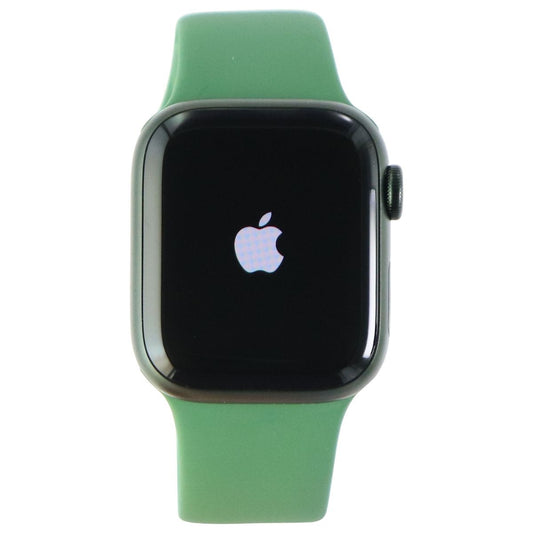 Apple Watch Series 7 (A2475) GPS + Cellular - 41mm Green Alu / Clover Sp Band