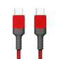 UBREAKIFIX (10-Ft) Durability Series USB-C to USB-C Braided Cable - Red Cell Phone - Cables & Adapters UBREAKIFIX    - Simple Cell Bulk Wholesale Pricing - USA Seller