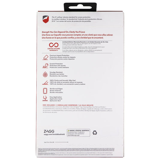 ZAGG Invisible Shield (Glass) Tempered Glass Screen Protector for LG K30 - Clear Cell Phone - Screen Protectors Zagg - Simple Cell Bulk Wholesale Pricing - USA Seller