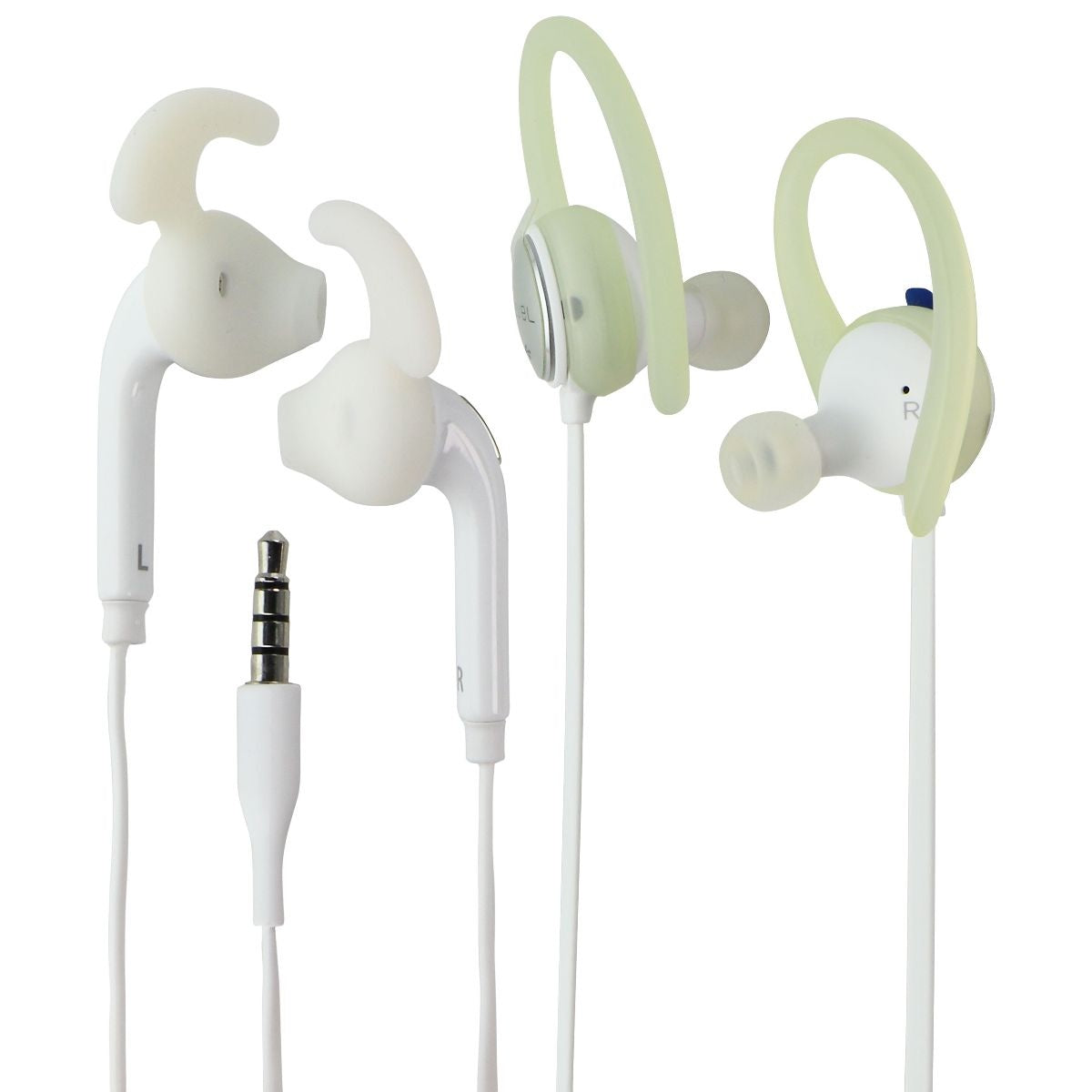 Samsung Wired & Wireless Bundle with Level and Active Series Headphones - White Portable Audio - Headphones Samsung - Simple Cell Bulk Wholesale Pricing - USA Seller