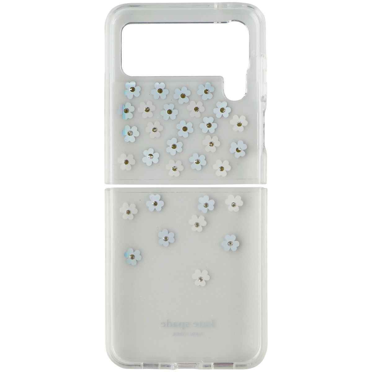 Kate Spade Protective Hardshell Case for Galaxy Z Flip4 - Scattered Flowers Cell Phone - Cases, Covers & Skins Kate Spade New York    - Simple Cell Bulk Wholesale Pricing - USA Seller