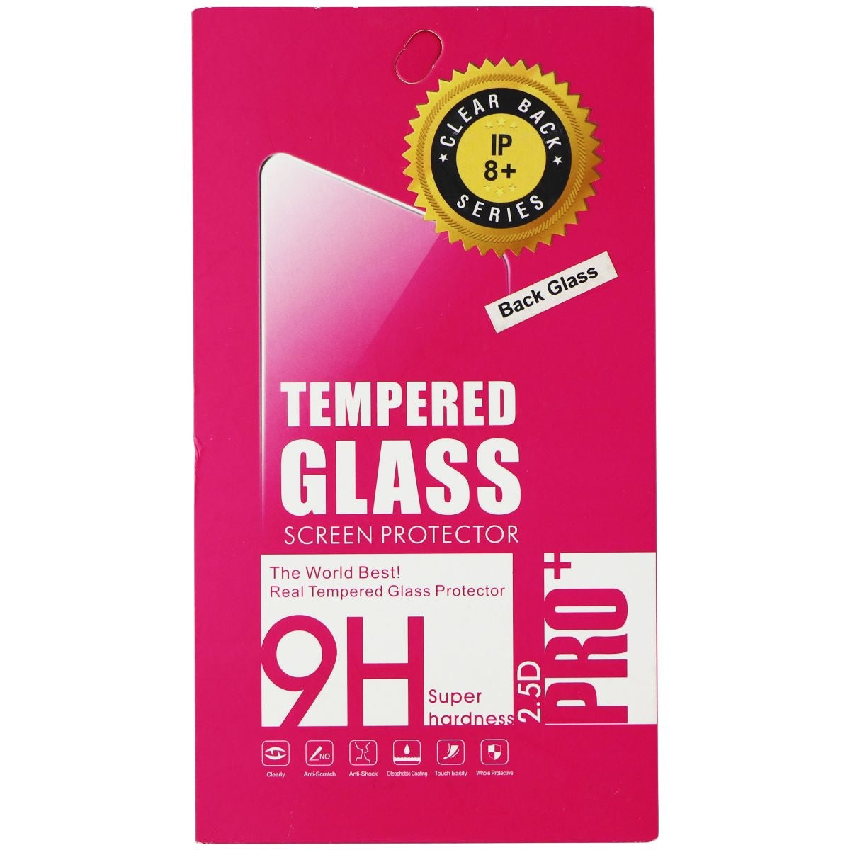 Tempered (Back Glass) Protector (PRO+) for Apple iPhone 8 Plus (Back Glass Only)