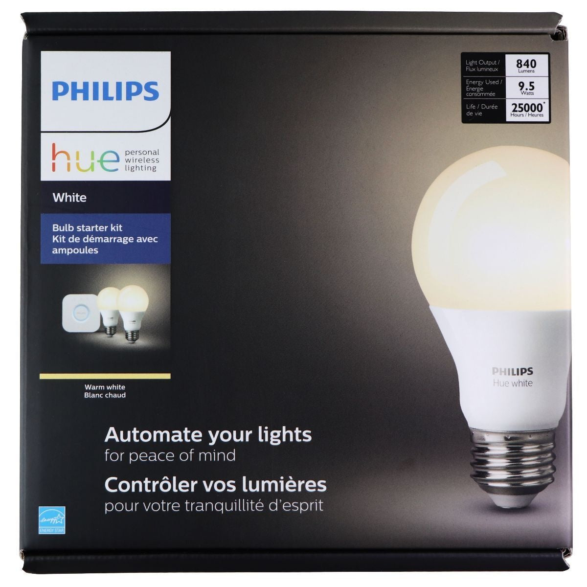 Philips Hue A19 White Bulb Starter Kit with 2 Bulbs & Bridge Home Improvement - Other Home Improvement Philips - Simple Cell Bulk Wholesale Pricing - USA Seller