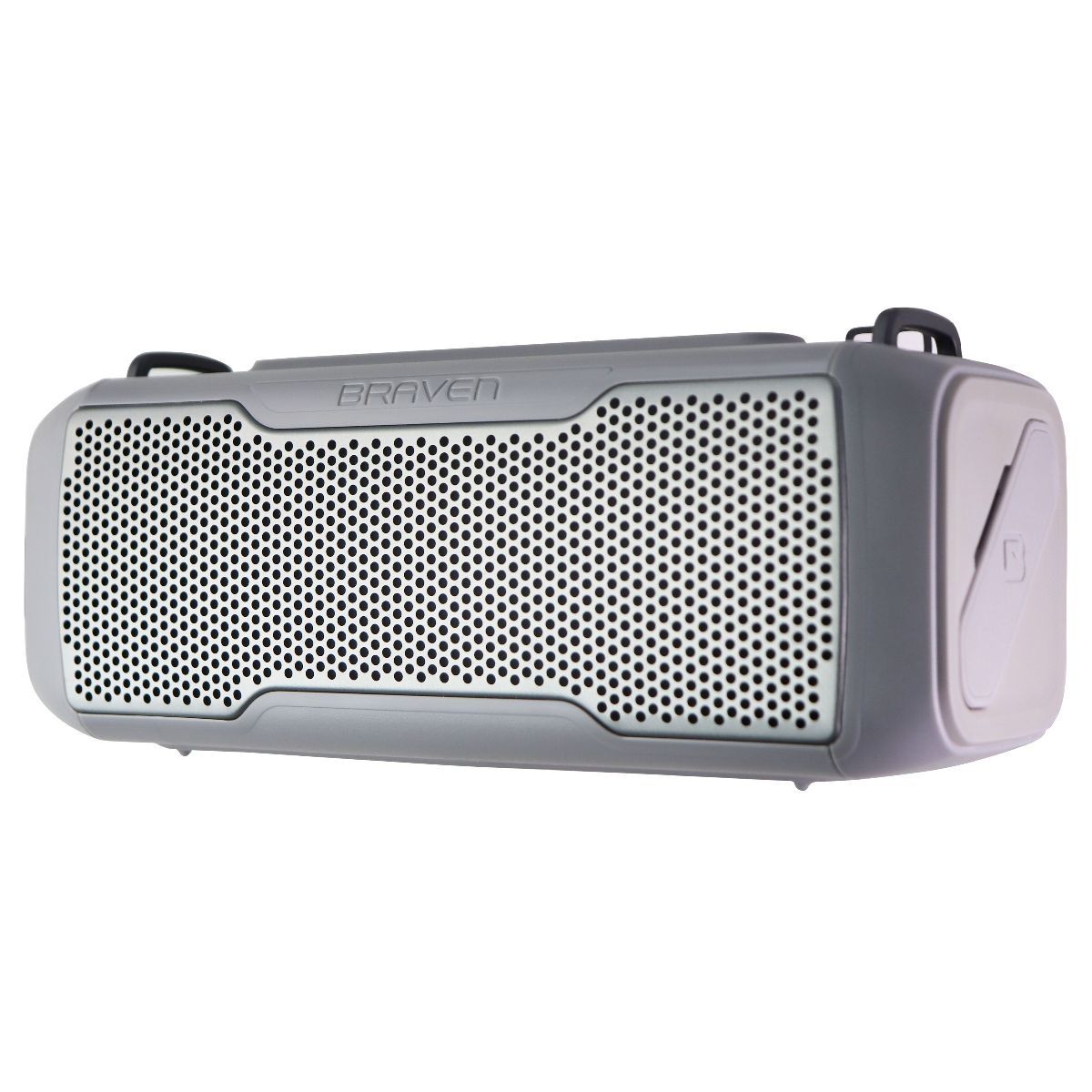 Braven BRV-X/2 Wireless Bluetooth Rugged Portable Speaker with Strap - Gray Cell Phone - Audio Docks & Speakers Braven - Simple Cell Bulk Wholesale Pricing - USA Seller