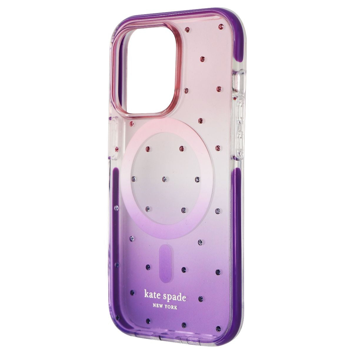 Kate Spade Defensive Case for MagSafe for iPhone 14 Pro - Ombre Pin Dot Cell Phone - Cases, Covers & Skins Kate Spade - Simple Cell Bulk Wholesale Pricing - USA Seller