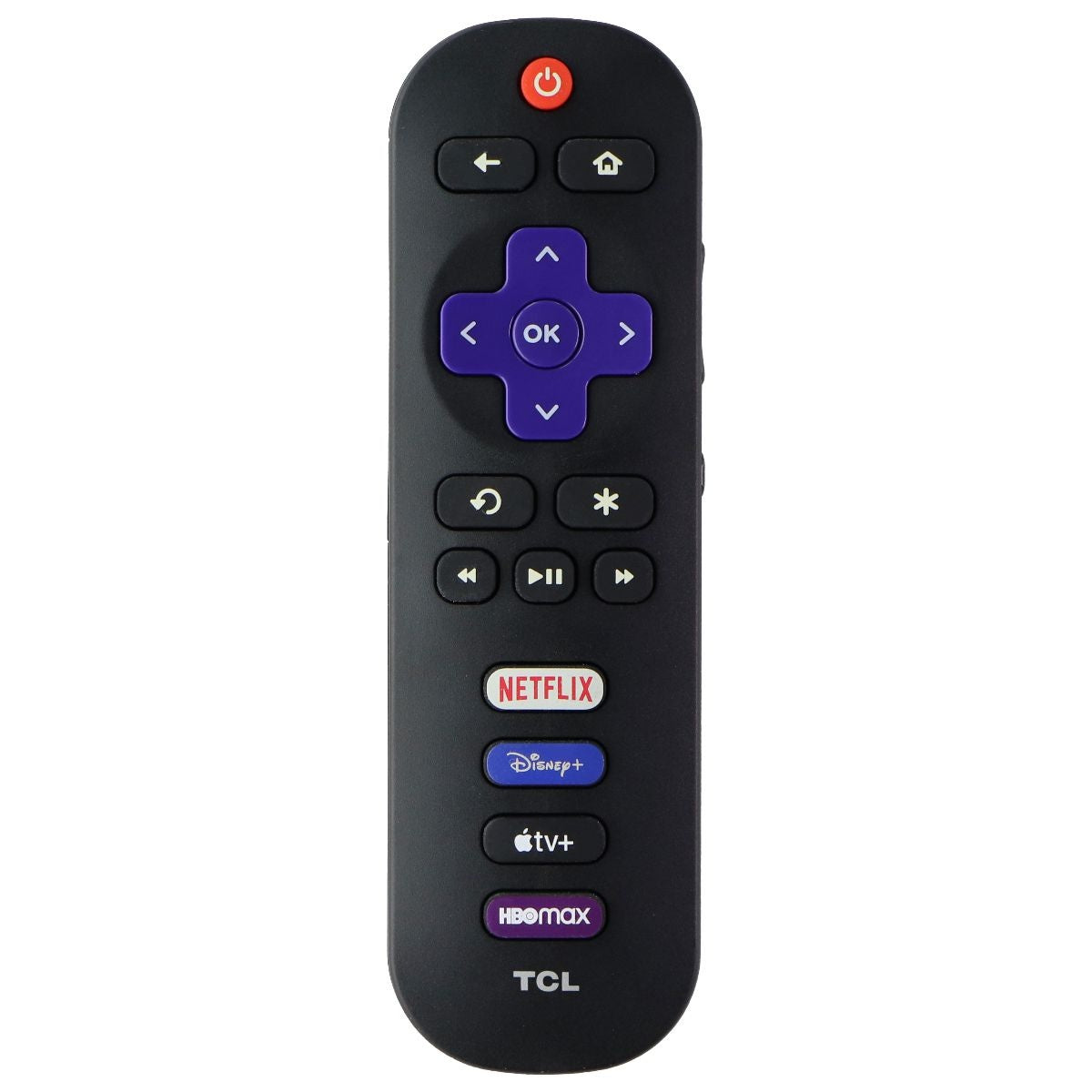 TCL Original Replacement Remote Control with Netflix/Disney+/AppleTV+/HBO Max TV, Video & Audio Accessories - Remote Controls TCL - Simple Cell Bulk Wholesale Pricing - USA Seller